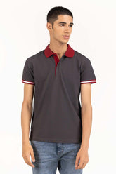 Black Basic Polo PS-FPK23-195